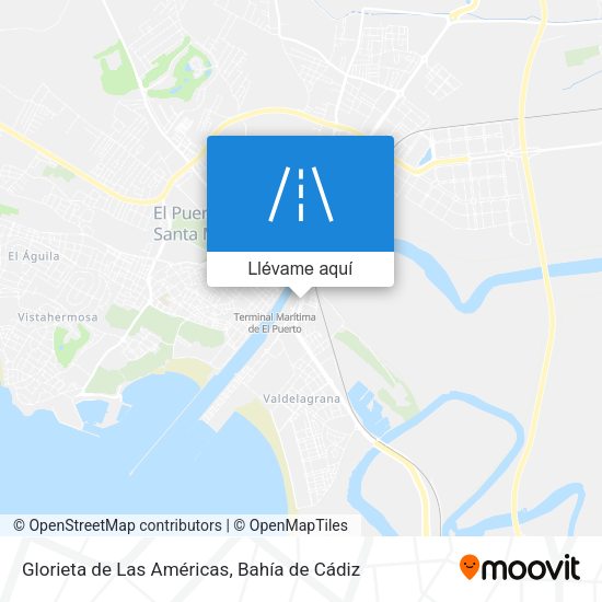 Mapa Glorieta de Las Américas