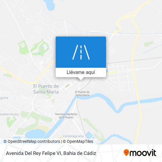 Mapa Avenida Del Rey Felipe VI