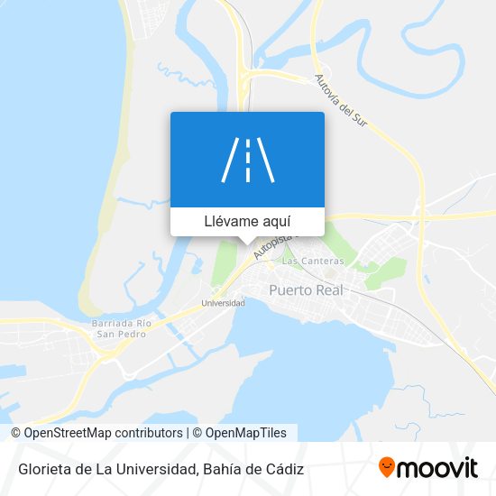 Mapa Glorieta de La Universidad