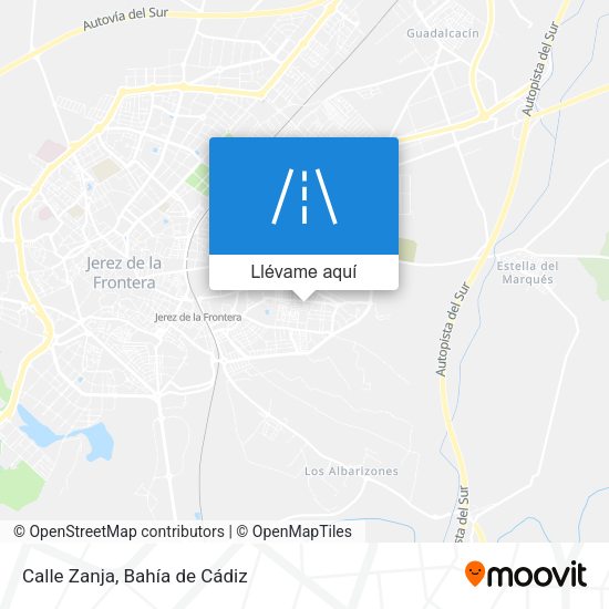 Mapa Calle Zanja