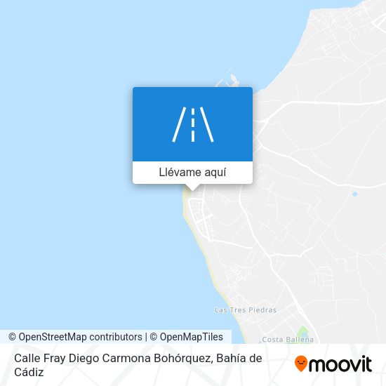 Mapa Calle Fray Diego Carmona Bohórquez