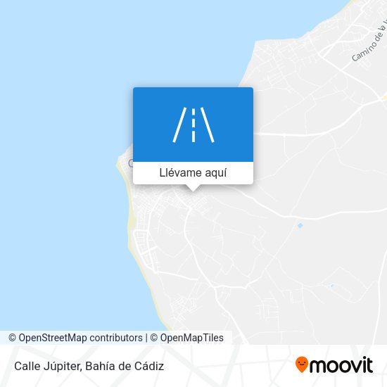 Mapa Calle Júpiter