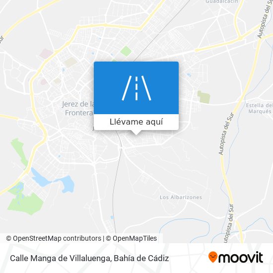 Mapa Calle Manga de Villaluenga