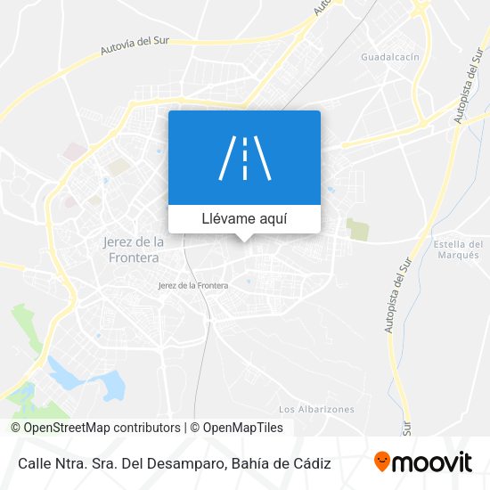 Mapa Calle Ntra. Sra. Del Desamparo