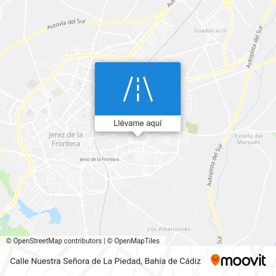 Mapa Calle Nuestra Señora de La Piedad