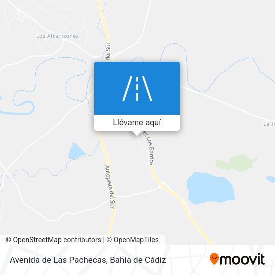 Mapa Avenida de Las Pachecas