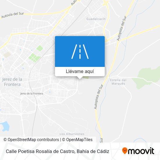 Mapa Calle Poetisa Rosalía de Castro