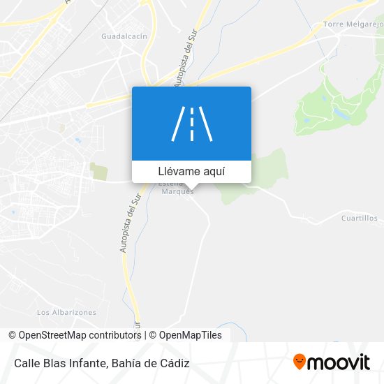 Mapa Calle Blas Infante