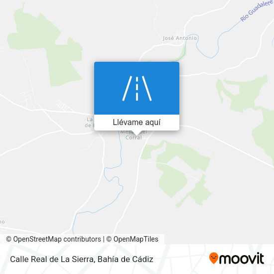 Mapa Calle Real de La Sierra