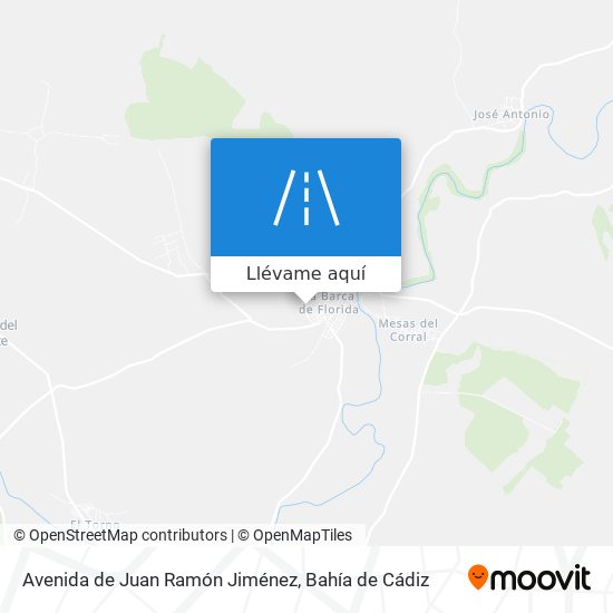 Mapa Avenida de Juan Ramón Jiménez