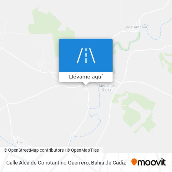 Mapa Calle Alcalde Constantino Guerrero