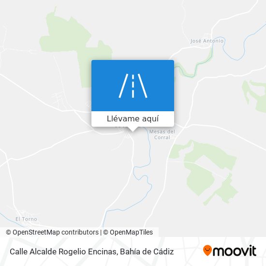 Mapa Calle Alcalde Rogelio Encinas