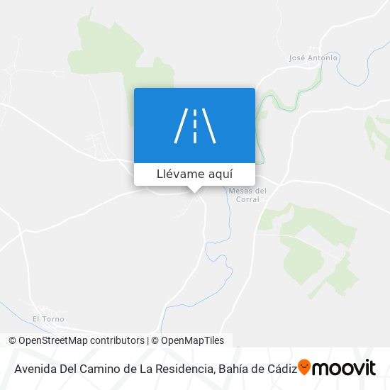 Mapa Avenida Del Camino de La Residencia