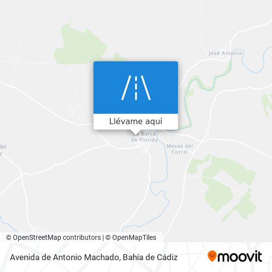 Mapa Avenida de Antonio Machado