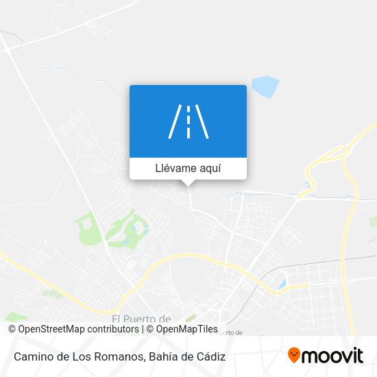 Mapa Camino de Los Romanos