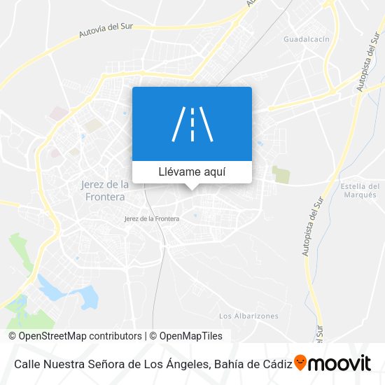Mapa Calle Nuestra Señora de Los Ángeles