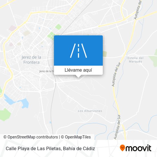 Mapa Calle Playa de Las Piletas