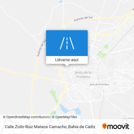 Mapa Calle Zoilo-Ruiz Mateos Camacho