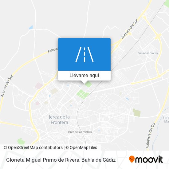 Mapa Glorieta Miguel Primo de Rivera