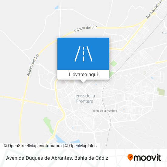 Mapa Avenida Duques de Abrantes