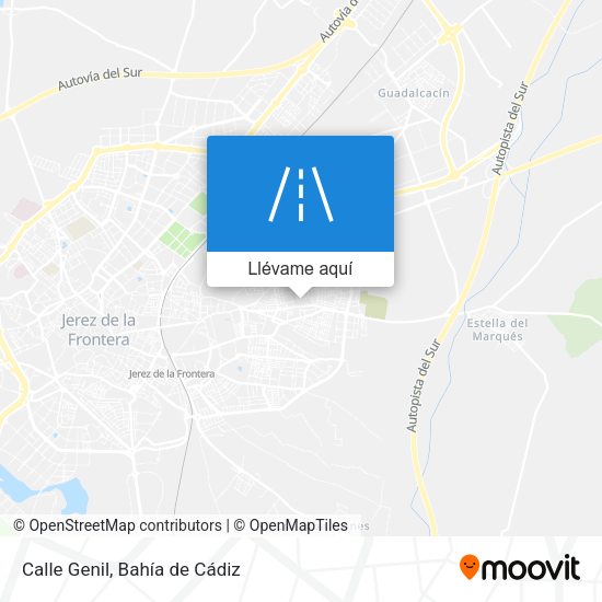 Mapa Calle Genil