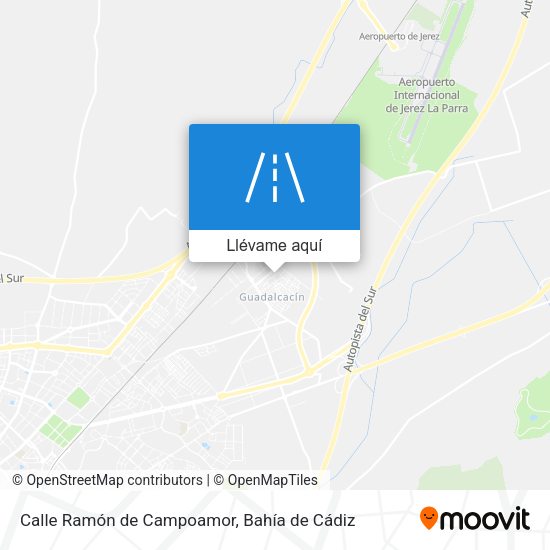 Mapa Calle Ramón de Campoamor
