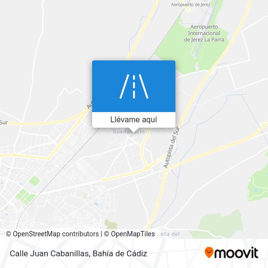 Mapa Calle Juan Cabanillas