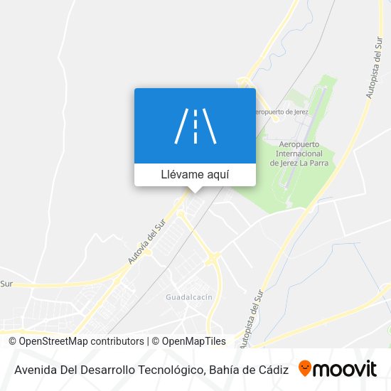 Mapa Avenida Del Desarrollo Tecnológico