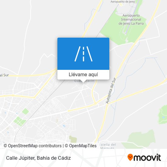 Mapa Calle Júpiter