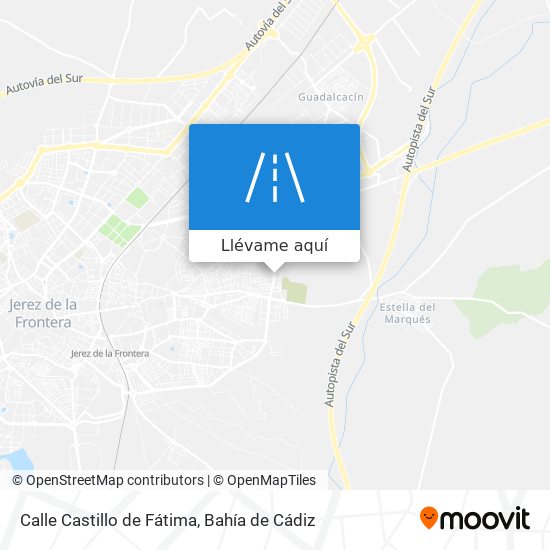 Mapa Calle Castillo de Fátima