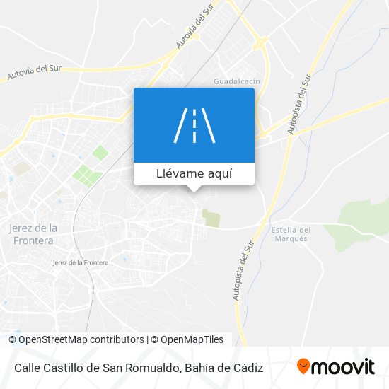 Mapa Calle Castillo de San Romualdo
