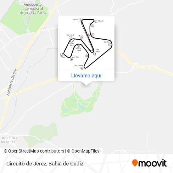 Mapa Circuito de Jerez