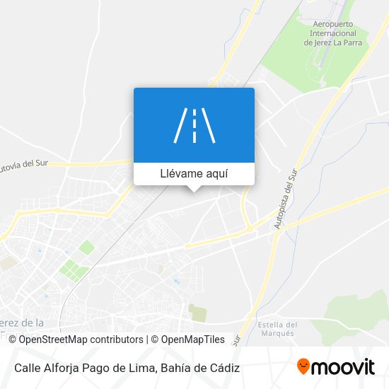 Mapa Calle Alforja Pago de Lima