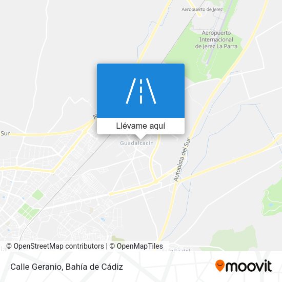 Mapa Calle Geranio