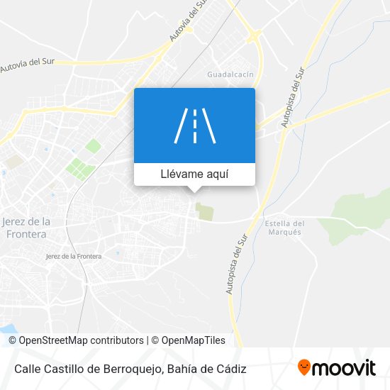 Mapa Calle Castillo de Berroquejo