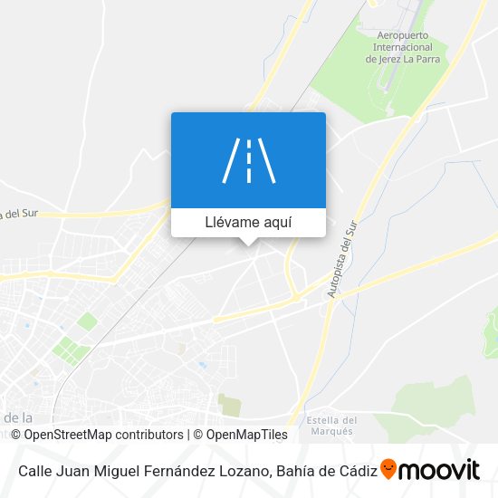 Mapa Calle Juan Miguel Fernández Lozano