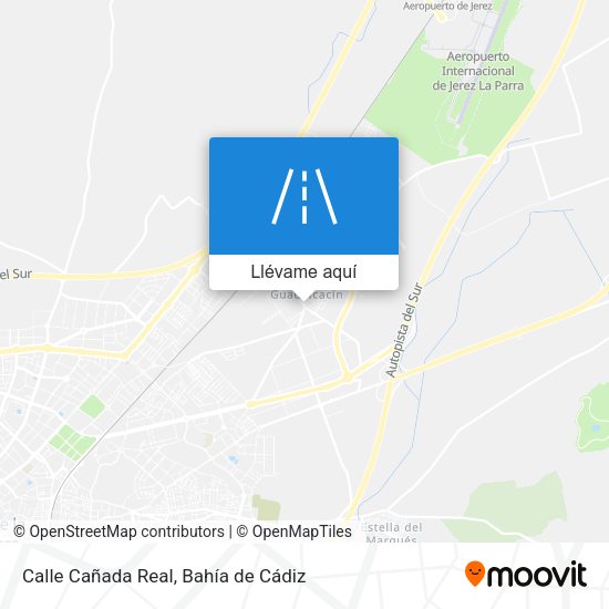 Mapa Calle Cañada Real