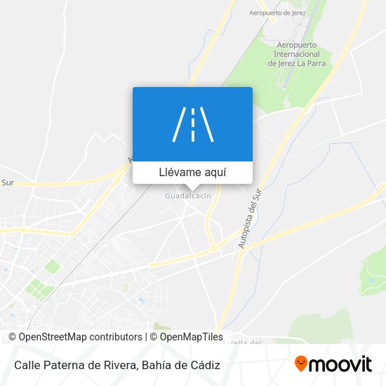 Mapa Calle Paterna de Rivera