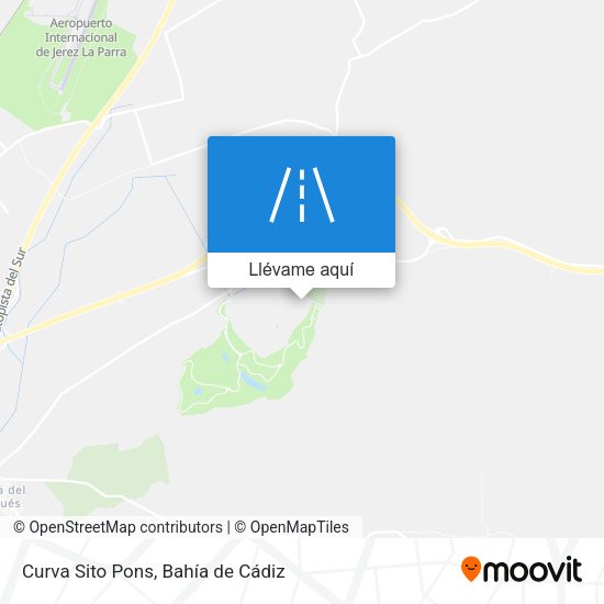 Mapa Curva Sito Pons