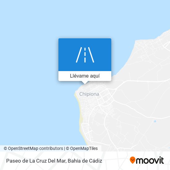 Mapa Paseo de La Cruz Del Mar