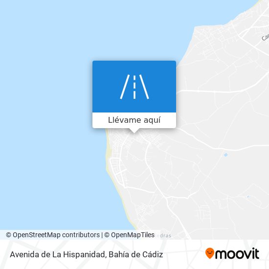 Mapa Avenida de La Hispanidad