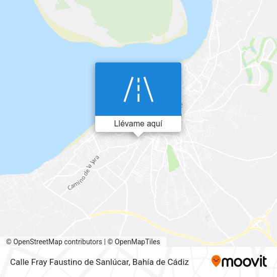 Mapa Calle Fray Faustino de Sanlúcar