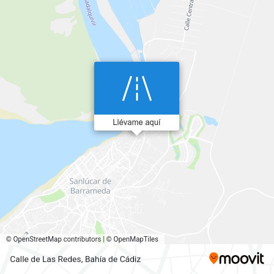 Mapa Calle de Las Redes