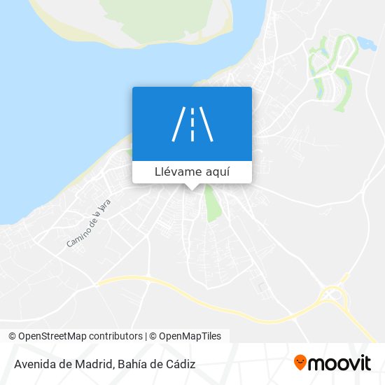 Mapa Avenida de Madrid