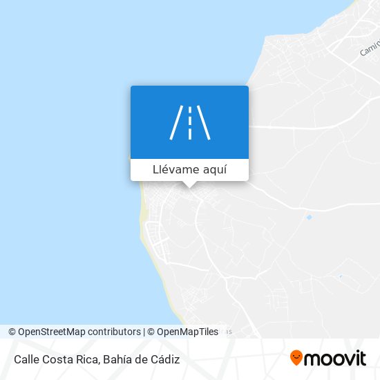Mapa Calle Costa Rica