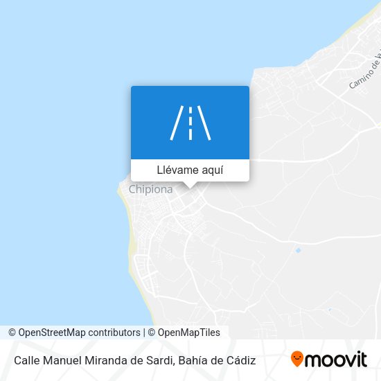 Mapa Calle Manuel Miranda de Sardi