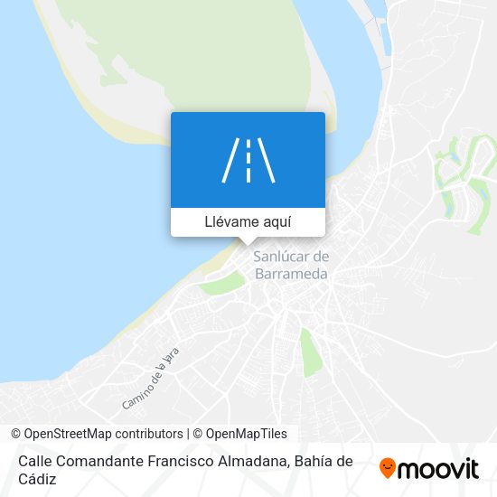 Mapa Calle Comandante Francisco Almadana