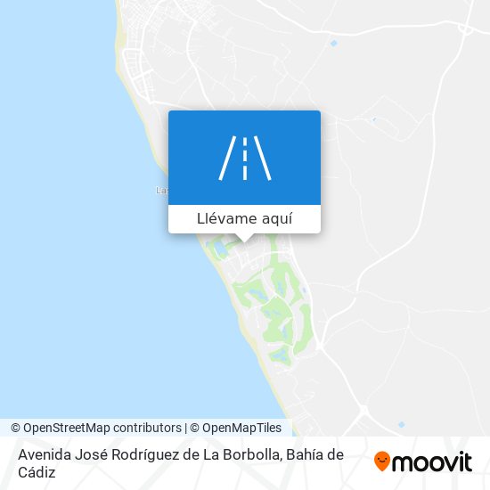 Mapa Avenida José Rodríguez de La Borbolla