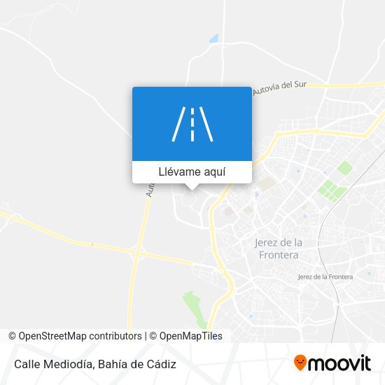 Mapa Calle Mediodía
