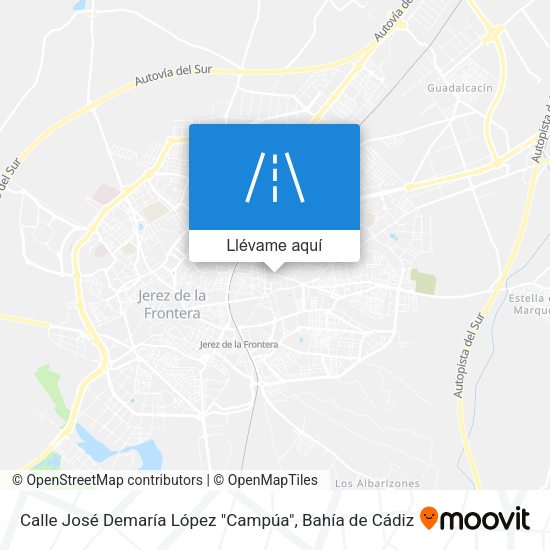 Mapa Calle José Demaría López "Campúa"